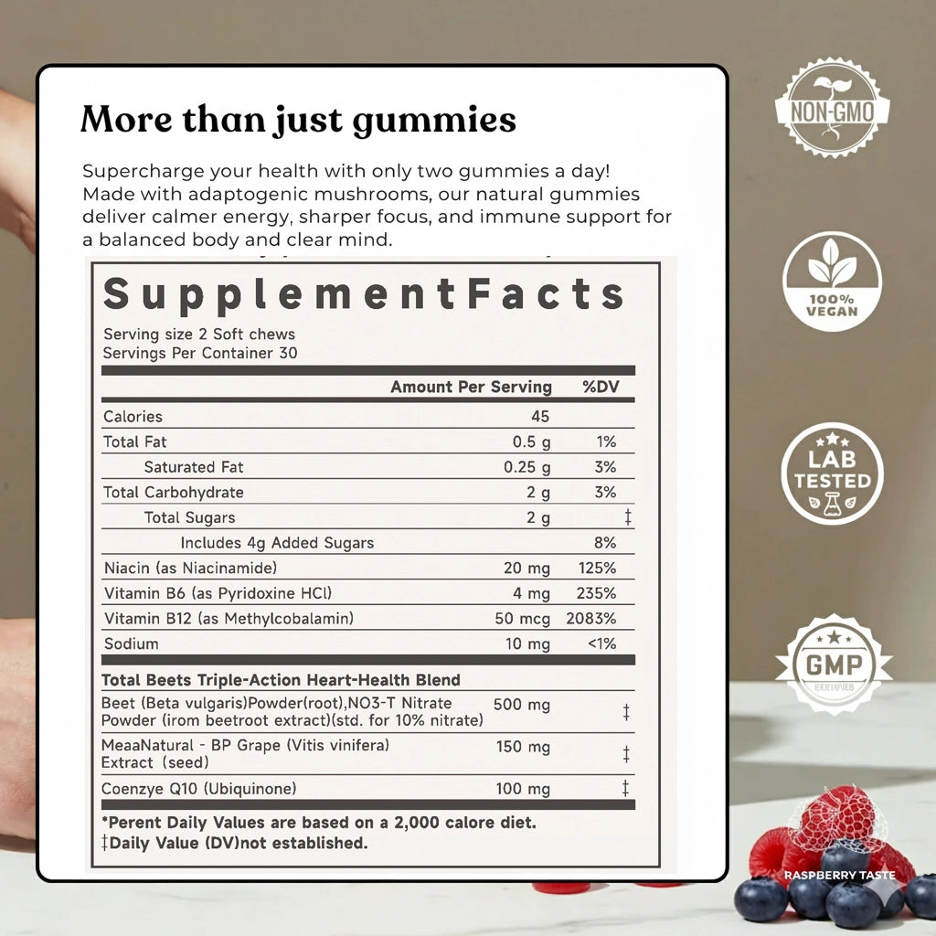 8-in-1 Super Beetroot Gummies