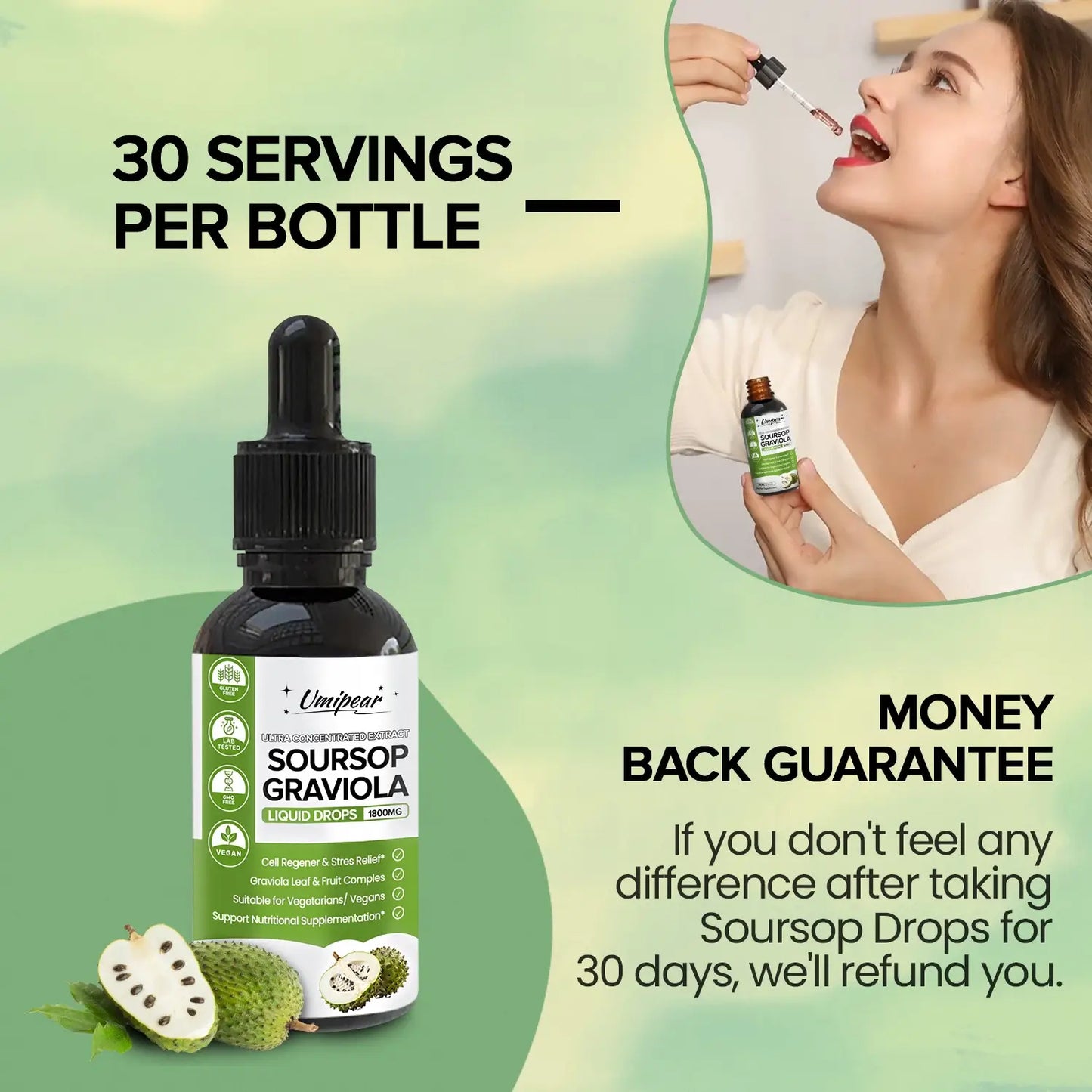 100% Pure Organic Soursop Drop