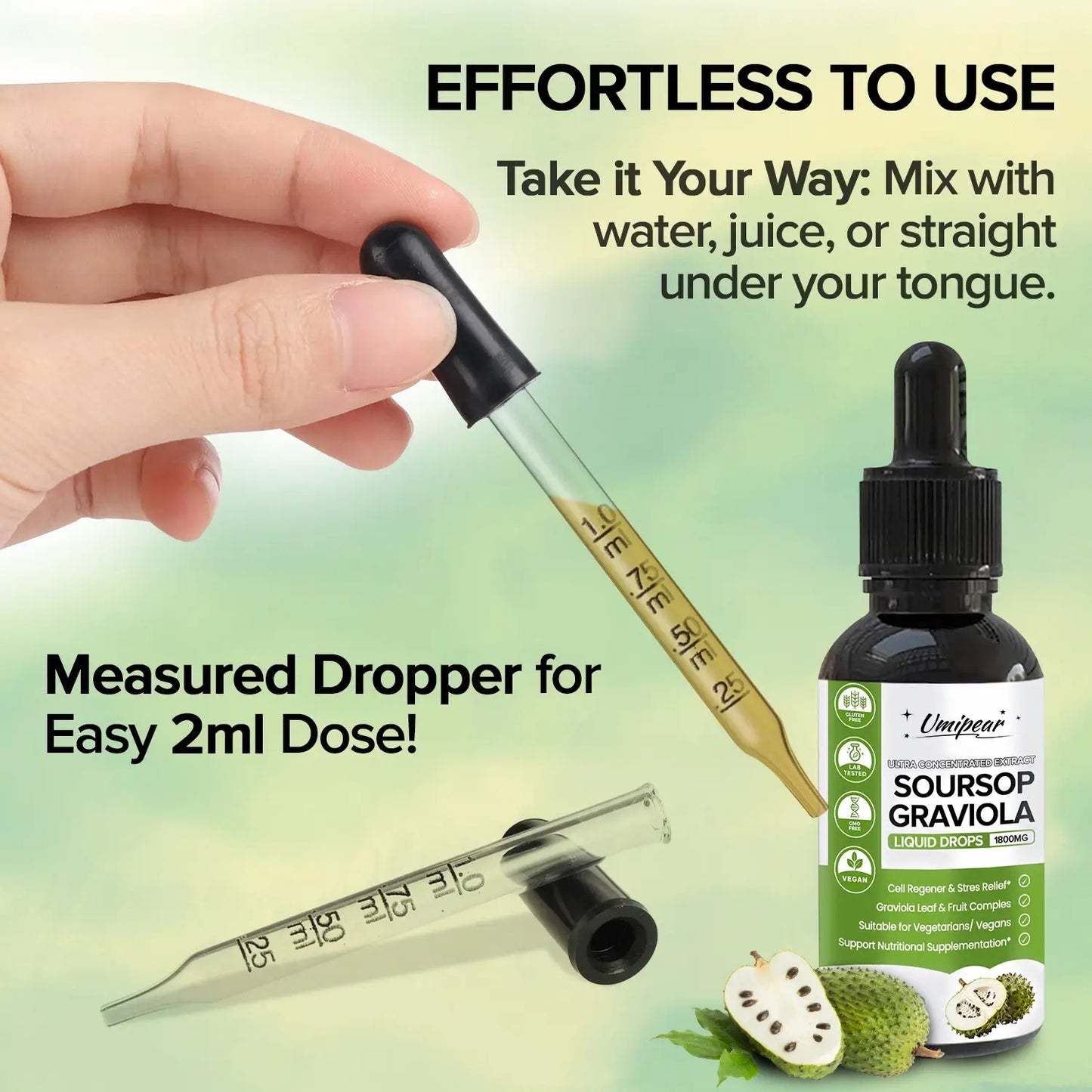 100% Pure Organic Soursop Drop