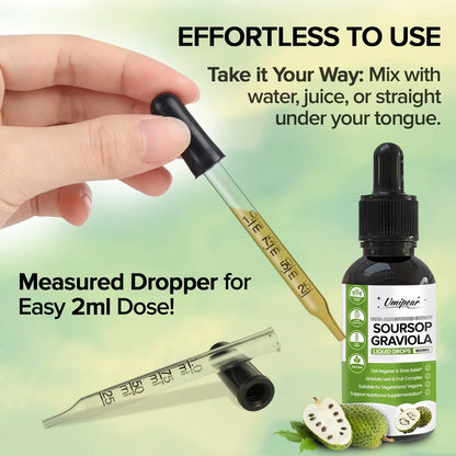 100% Pure Organic Soursop Drop