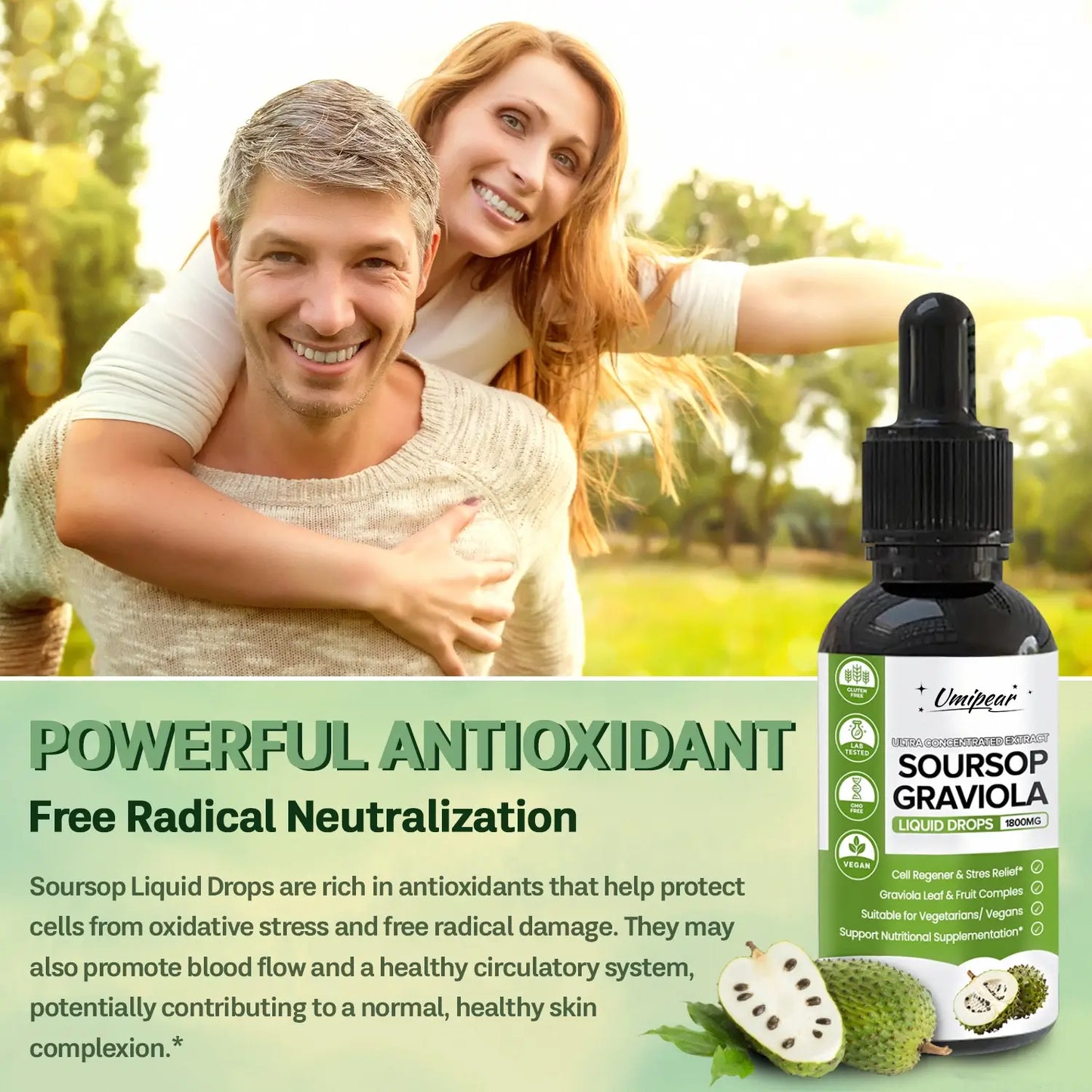 100% Pure Organic Soursop Drop