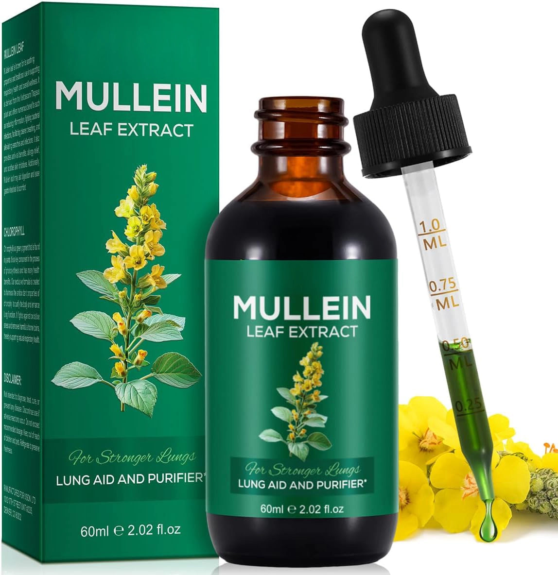 Maximum Potency Mullein Drops for Smokers