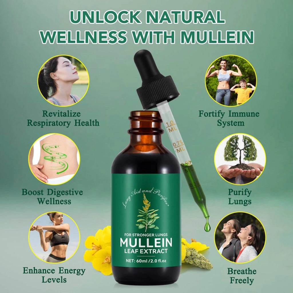 Maximum Potency Mullein Drops for Smokers
