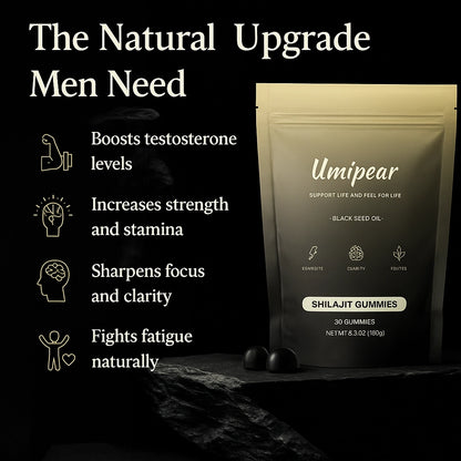 Himalayan Shilajit Gummies-Get +3" Longer & Rock Hard