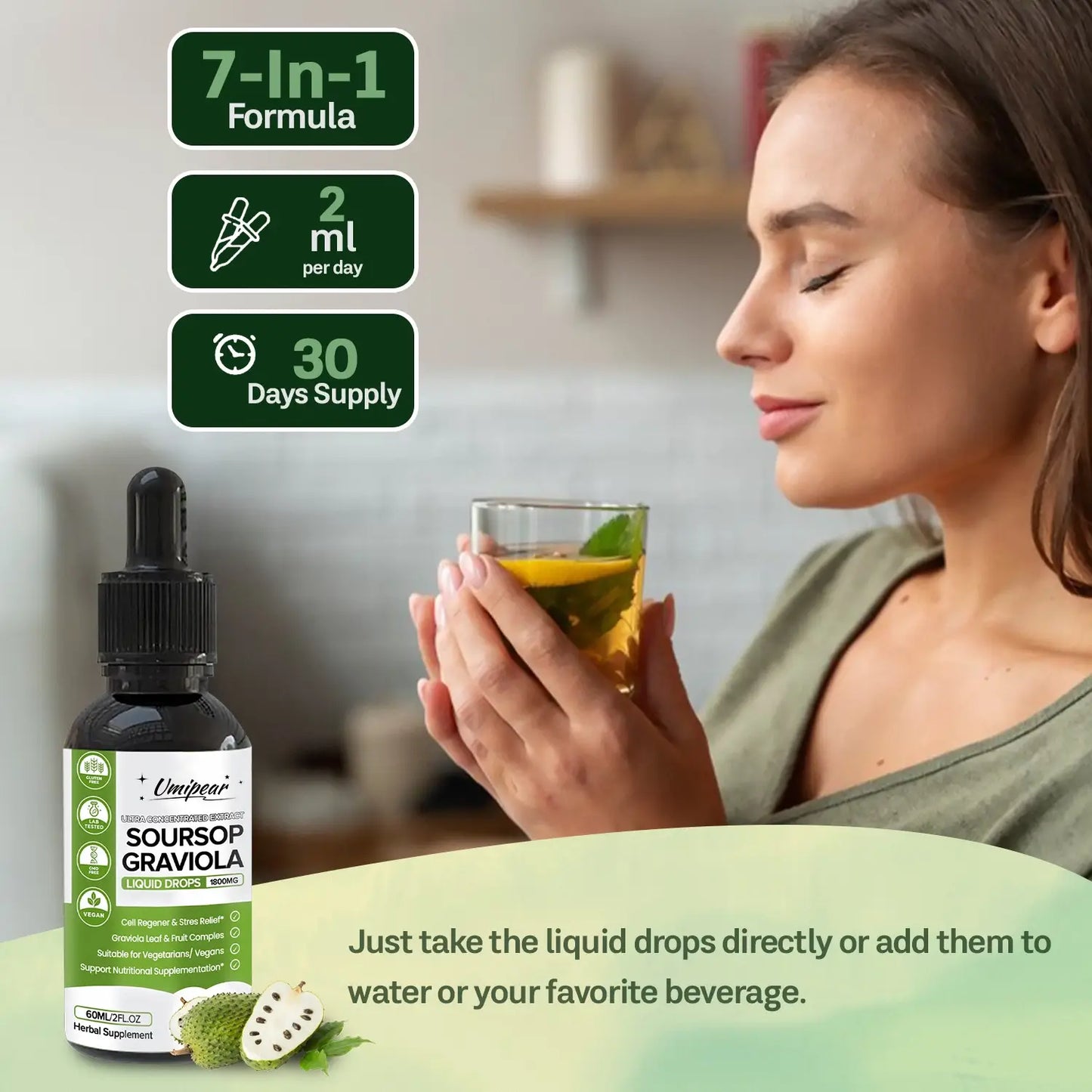 100% Pure Organic Soursop Drop