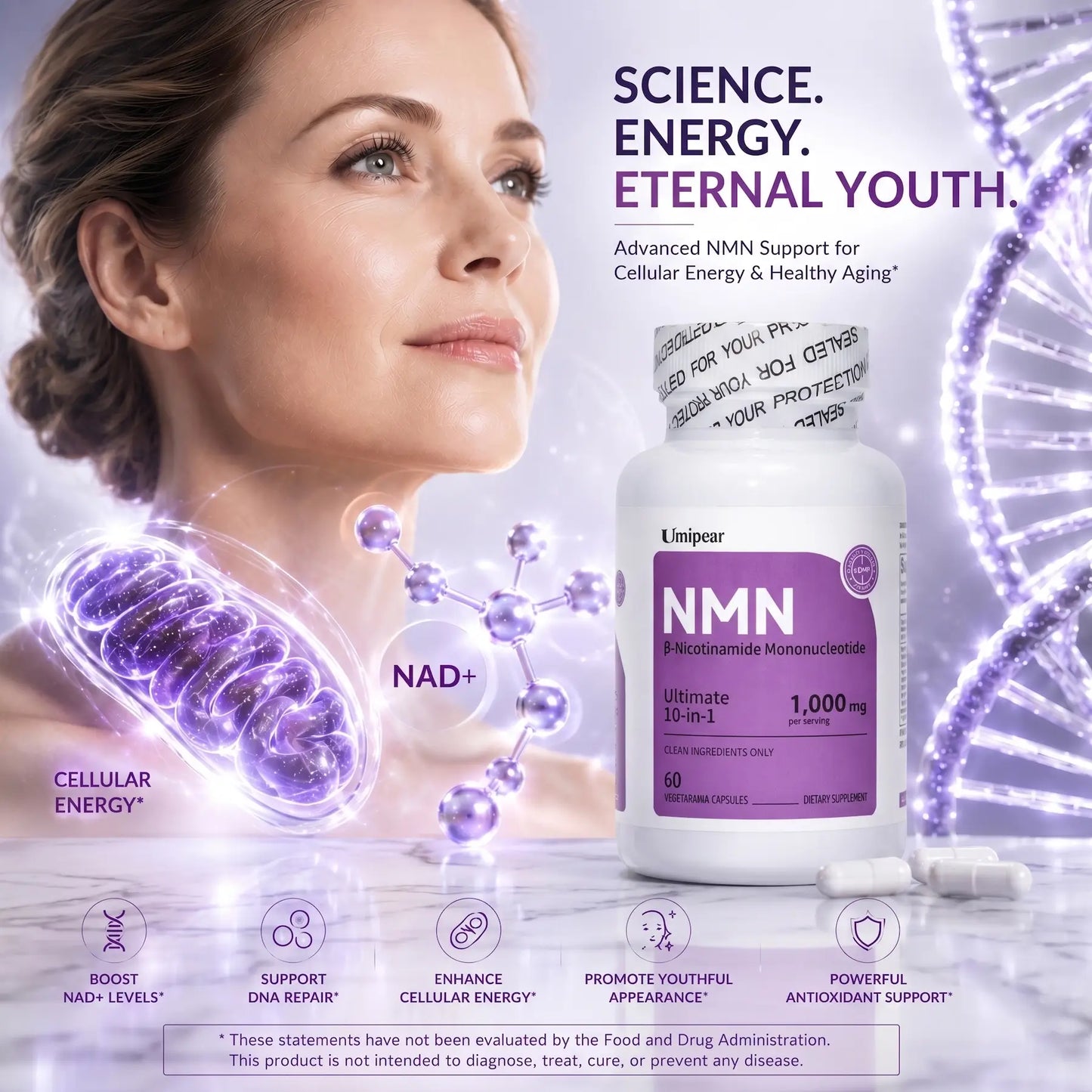 NMN NAD+ Longevity Capsules
