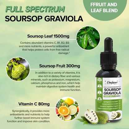 100% Pure Organic Soursop Drop