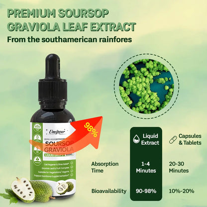 100% Pure Organic Soursop Drop
