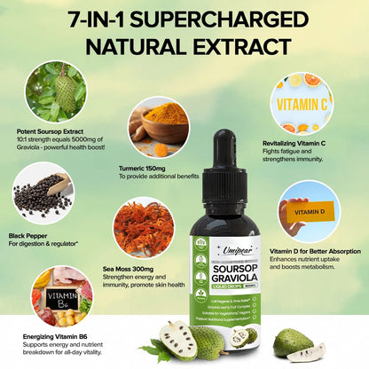 100% Pure Organic Soursop Drop