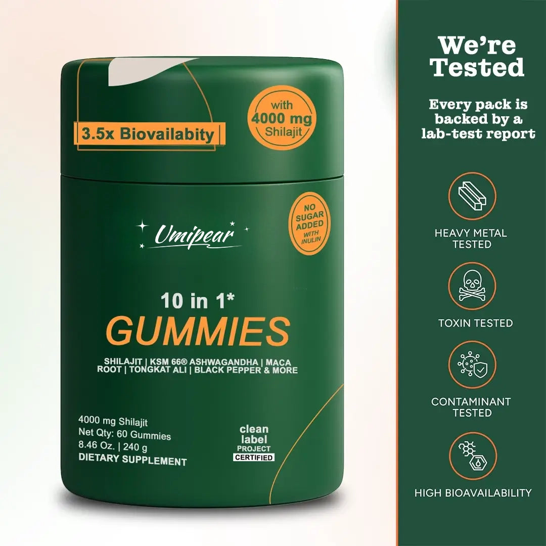 10-in-1 Alpha Shilajit Gummies