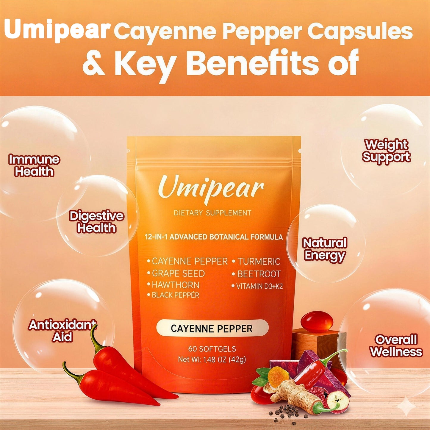 New Plus Cayenne Pepper Softgels