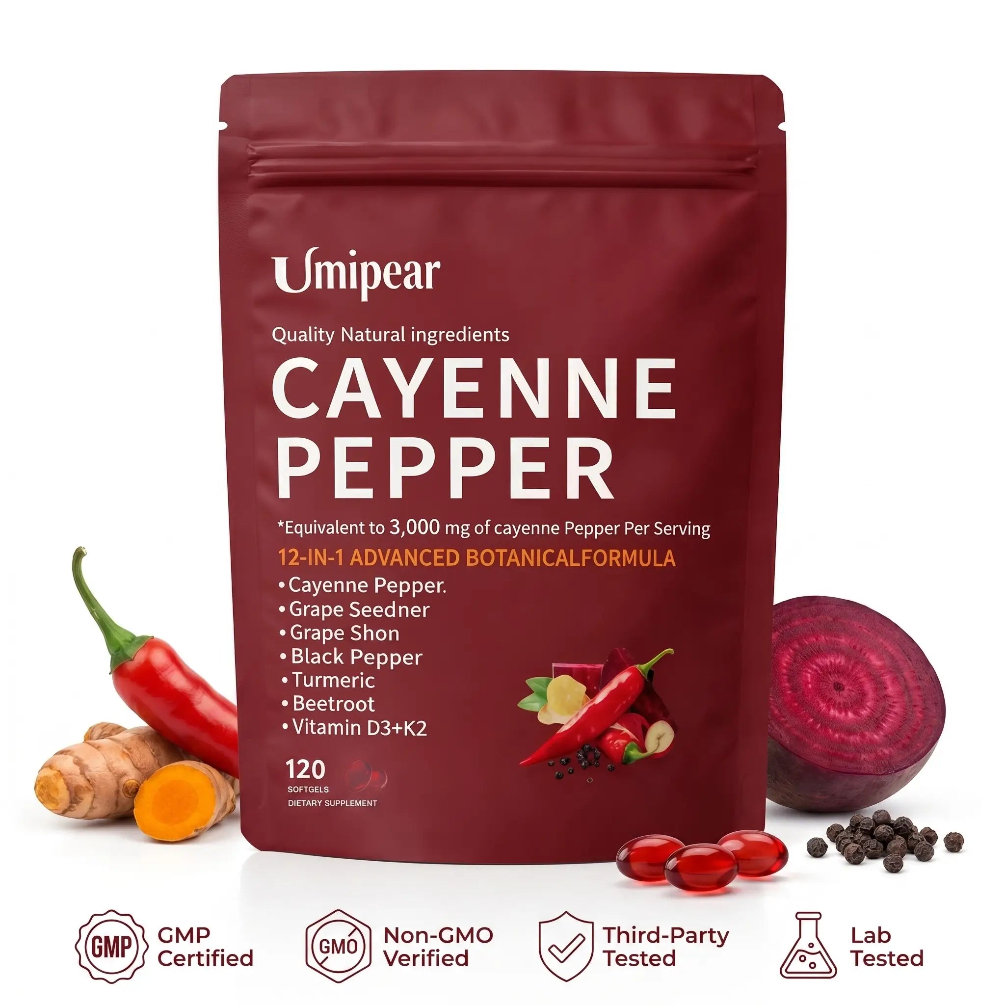 Cayenne Pepper Wellness Softgels